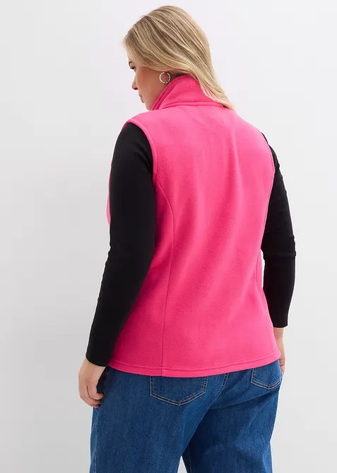 Fl&iacute;sov&aacute; vesta s kapsami, bonprix