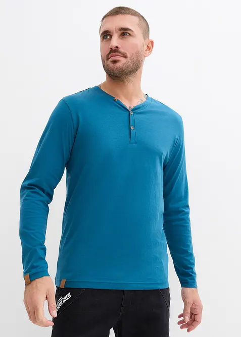 Henley triko (2 ks v balen&iacute;), bonprix