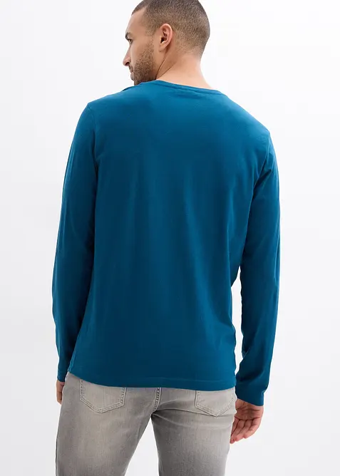 Tričko s dlouh&yacute;m ruk&aacute;vem (3 ks v balen&iacute;), bonprix