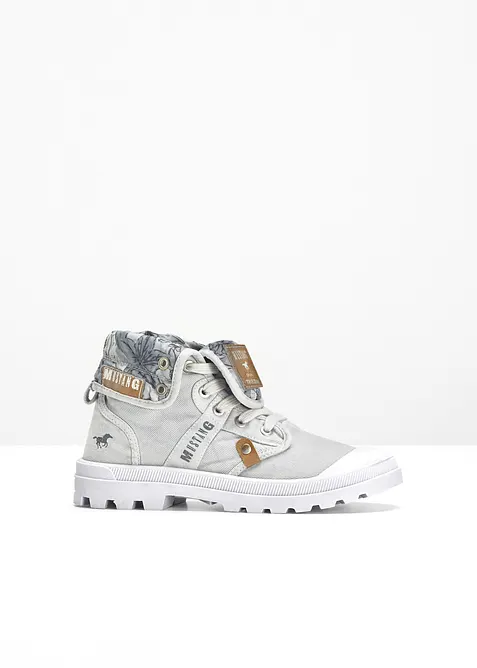 Kotn&iacute;kov&eacute; tenisky značky Mustang z bavlněn&eacute;ho pl&aacute;tna, Mustang