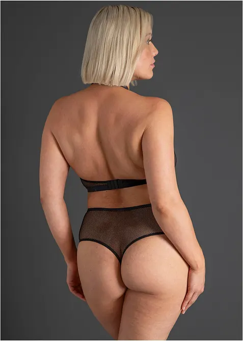 Braletka s ramínkem za krk a vysoká tanga (2dílná souprava), bonprix