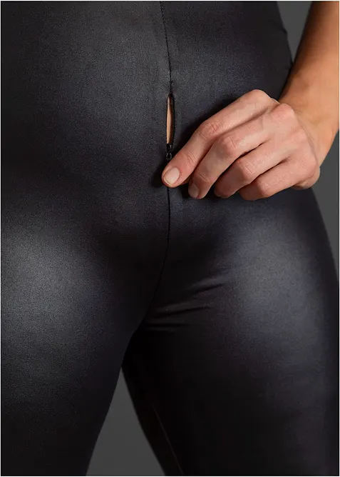 Catsuit ouvert v mokrém vzhledu, bonprix