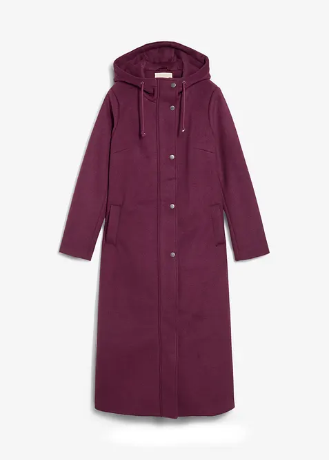 Kab&aacute;t z uměl&eacute; vlny, maxi d&eacute;lka, bonprix