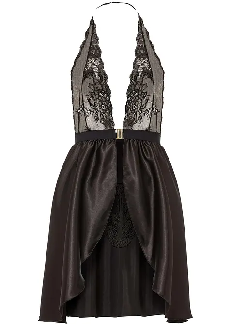 Babydoll a tanga (2dílná souprava), bonprix