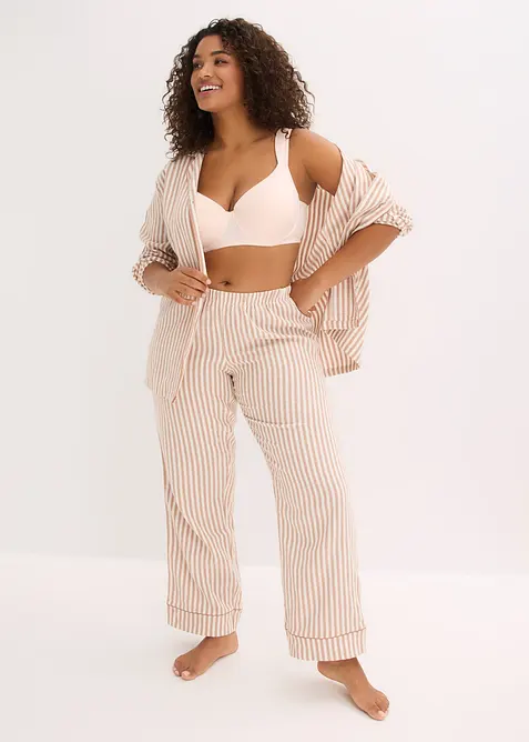 Vyztužen&aacute; podprsenka s kosticemi a s organickou bavlnou (2ks v balen&iacute;), bonprix