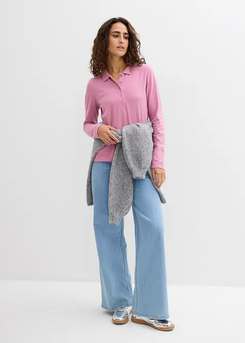 Triko polo z pik&eacute; z čist&eacute; organick&eacute; bavlny, bonprix