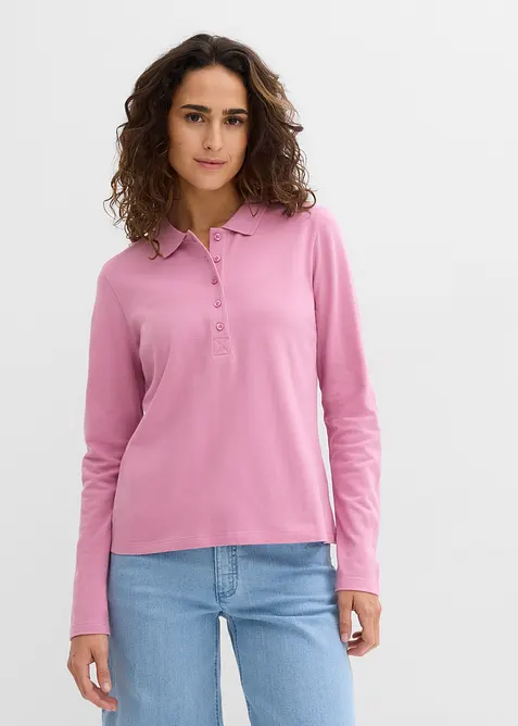 Triko polo z pik&eacute; z čist&eacute; organick&eacute; bavlny, bonprix