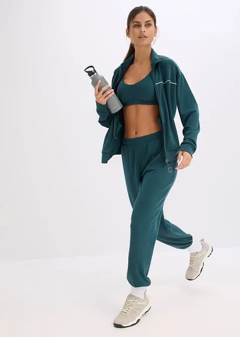 Sportovn&iacute; podprsenka s lehkou oporou, z žebrovan&eacute;ho materi&aacute;lu, bonprix