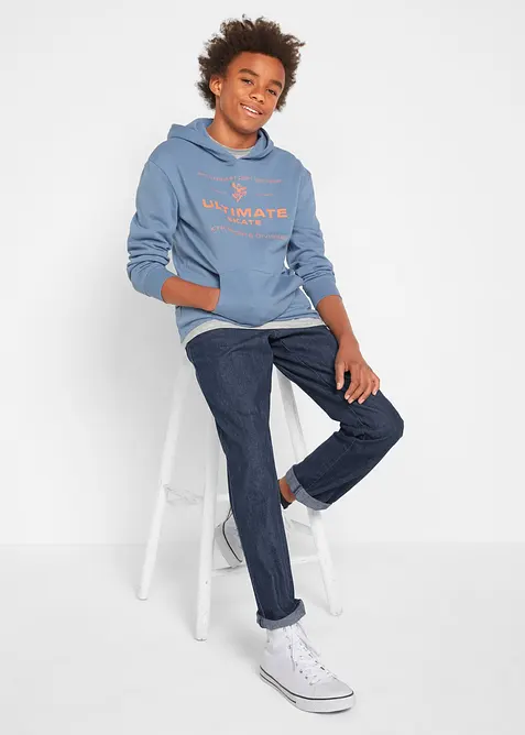 Kalhoty bez zapínání, z čisté bavlny, Regular Fit, Straight (3 ks v balení), bonprix