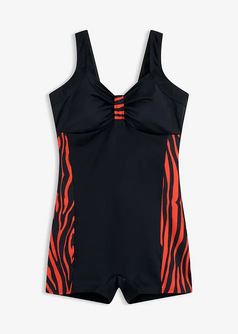 Sportovn&iacute; jednod&iacute;ln&eacute; plavky s nohavičkami, bonprix