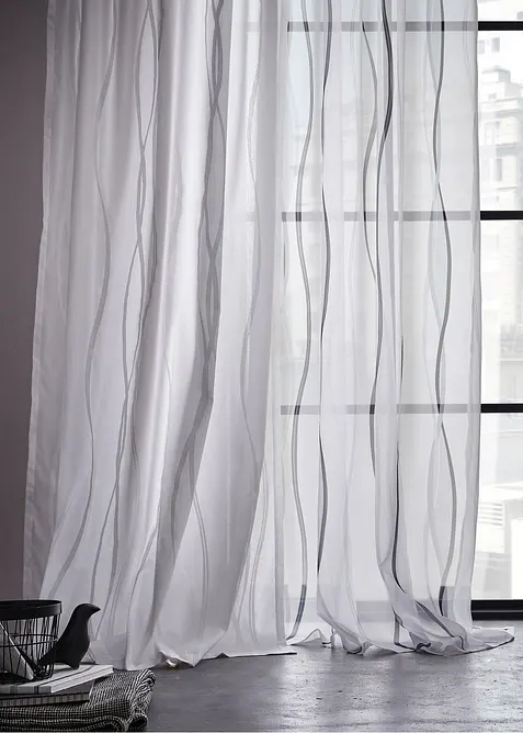 Z&aacute;clona se vzorem vlnek (1 ks v balen&iacute;), bonprix