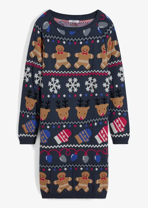 Pletené vánoční šaty, bonprix