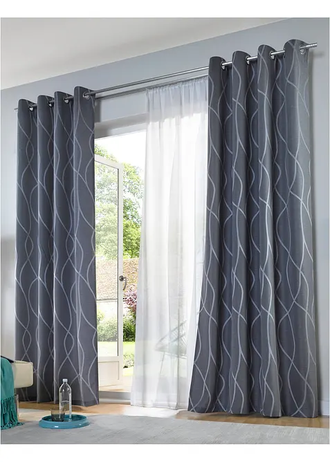 Z&aacute;clona ze sabl&eacute;, s recyklovan&yacute;m polyesterem, bonprix