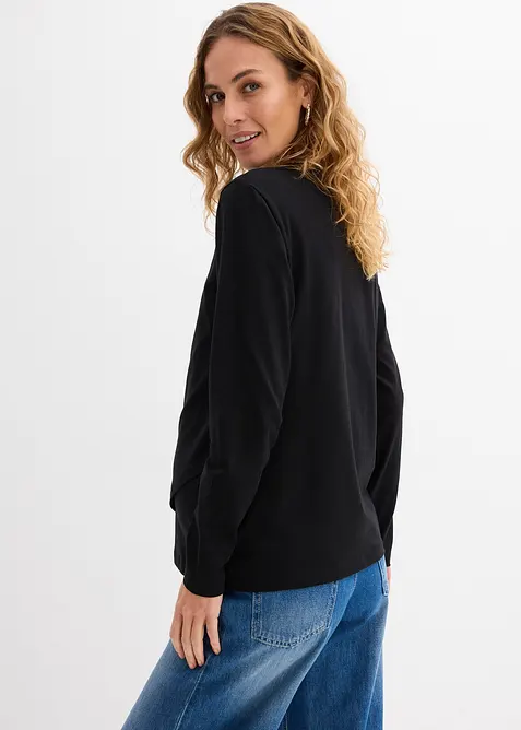 Těhotensk&eacute; a kojic&iacute; tričko 2 v 1, z organick&eacute; bavlny, bonprix