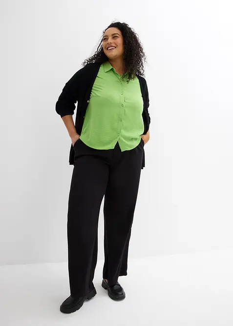 Boxy halenka z lehkého krepu, bonprix