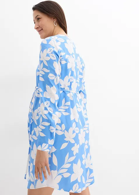 Těhotenské a kojicí halenkové šaty 2 v 1, ze splývavé viskózy, bonprix