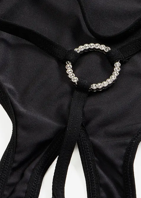 Body tanga ouvert, bonprix