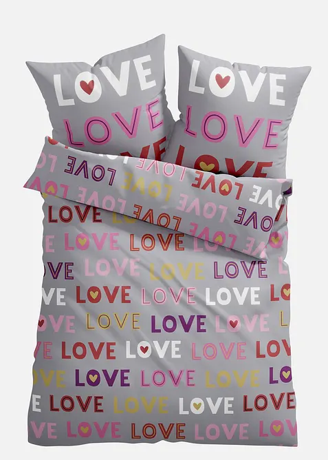 Povlečen&iacute; s květovan&yacute;m dez&eacute;nem, bonprix