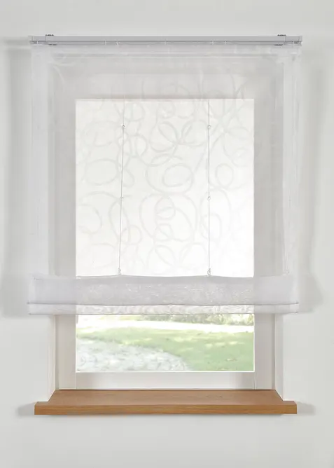 Průhledn&aacute; řas&iacute;c&iacute; roleta s potiskem a recyklovan&yacute;m polyesterem, bonprix