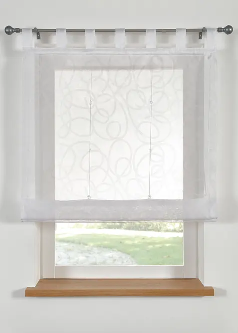 Průhledn&aacute; řas&iacute;c&iacute; roleta s potiskem a recyklovan&yacute;m polyesterem, bonprix