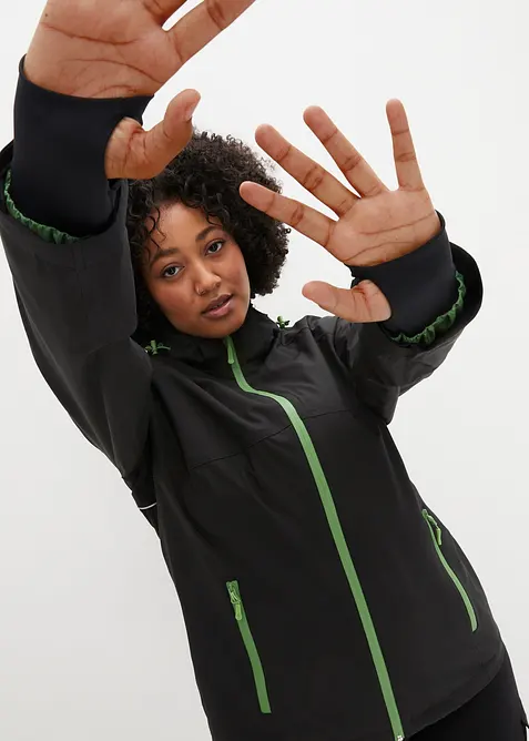 Nepromokav&aacute; funkčn&iacute; bunda s reflexn&iacute;mi detaily, bonprix