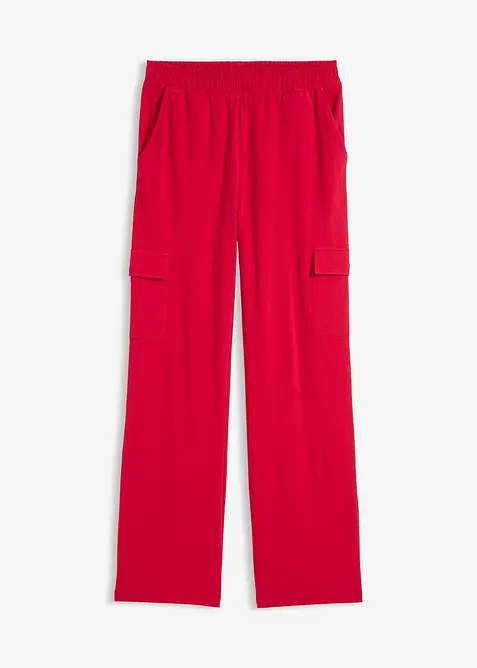 Joggingov&eacute; kalhoty z elastick&eacute; bavlněn&eacute; směsi, bonprix