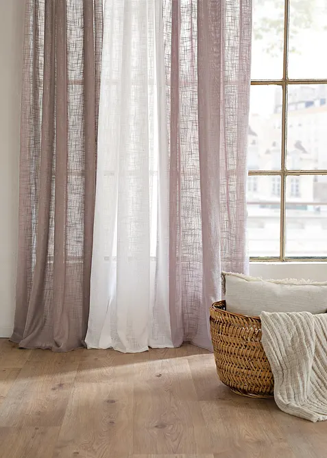 Z&aacute;věsy se strukturou (2 ks), bonprix