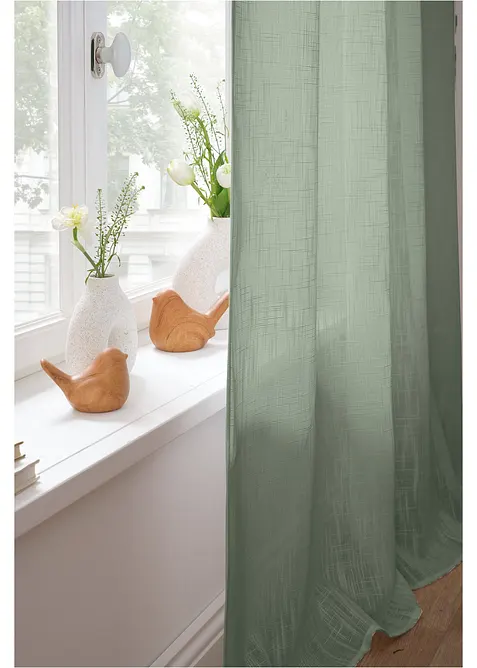 Závěsy se strukturou (2 ks), bonprix