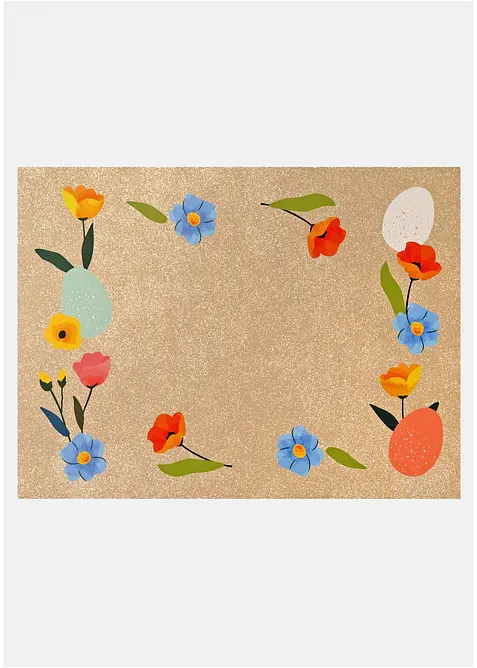 Prateln&aacute; rohožka s jarn&iacute;m designem, bonprix