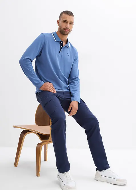 Strečov&eacute; kalhoty Regular Fit, s cargo kapsami, Straight, bonprix