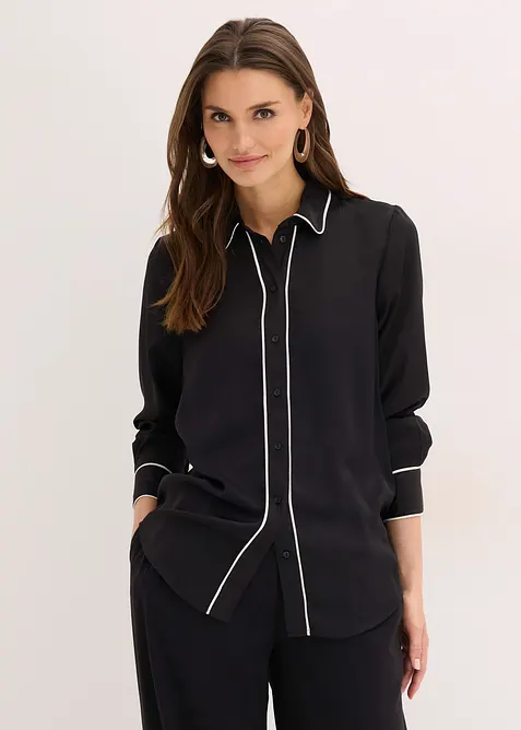 Ko&scaron;ilov&aacute; halenka ze spl&yacute;vav&eacute;ho sat&eacute;nu, bonprix