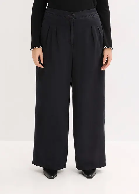 Keprov&eacute; kalhoty z čist&eacute; bavlny, bonprix