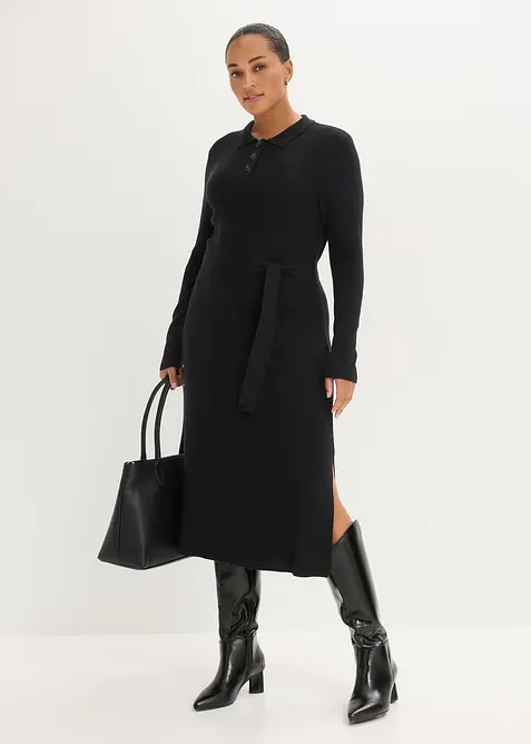 Žebrovan&eacute; pleten&eacute; &scaron;aty z visk&oacute;zov&eacute; směsi, bonprix