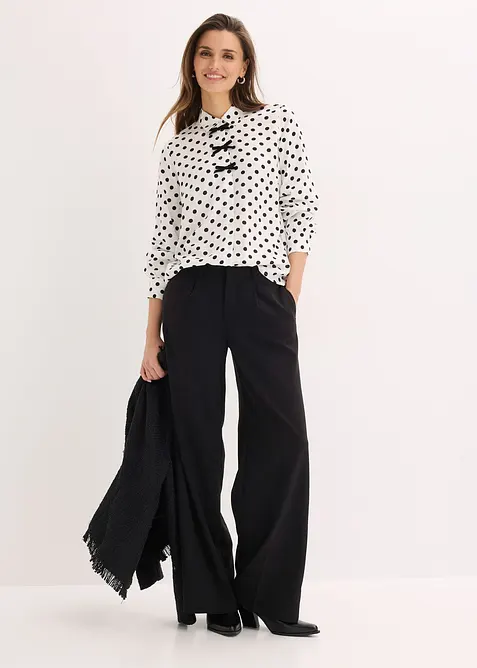 Halenka ze spl&yacute;vav&eacute; visk&oacute;zy, bonprix