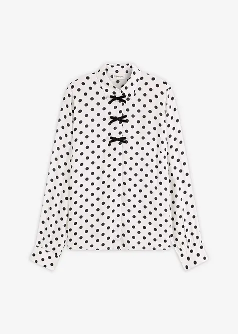 Halenka ze spl&yacute;vav&eacute; visk&oacute;zy, bonprix