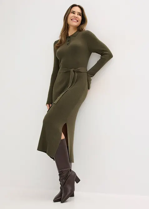 Žebrovan&eacute; pleten&eacute; &scaron;aty z visk&oacute;zov&eacute; směsi, bonprix