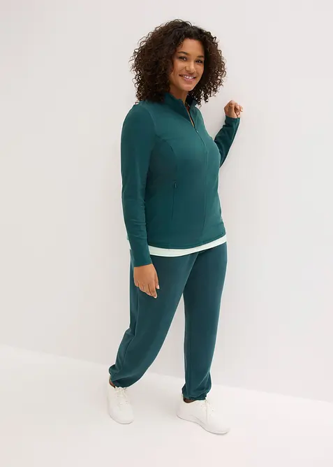 Termo funkčn&iacute; bunda s polovičn&iacute;m zipem, rychleschnouc&iacute;, bonprix