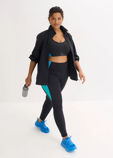 Oversize sportovn&iacute; bunda ze stabiln&iacute; pevn&eacute; bavlny, bonprix