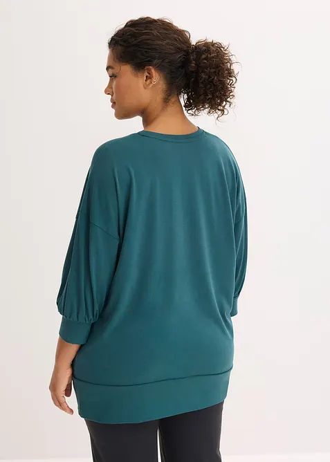 Oversize sportovn&iacute; triko s 3/4 ruk&aacute;vy, rychleschnouc&iacute;, bonprix