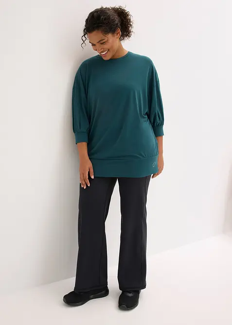 Oversize sportovn&iacute; triko s 3/4 ruk&aacute;vy, rychleschnouc&iacute;, bonprix