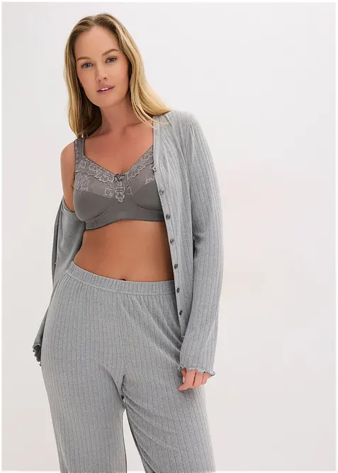 Odlehčuj&iacute;c&iacute; podprsenka bez kostic, s polstrovan&yacute;mi ram&iacute;nky (2 ks v balen&iacute;), bonprix