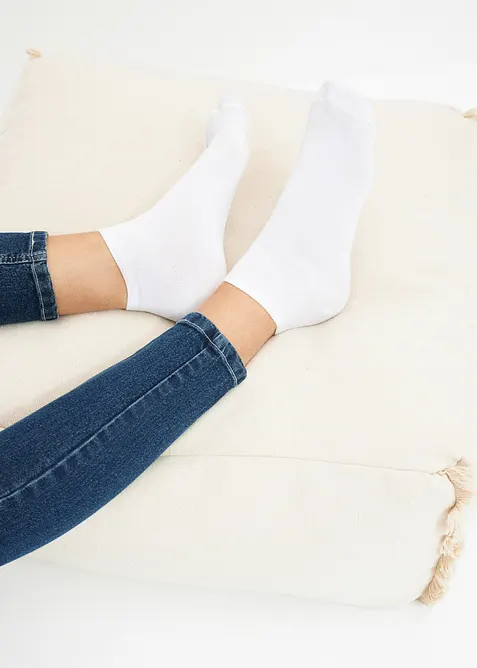 Kotn&iacute;kov&eacute; ponožky s organickou bavlnou (20 p&aacute;rů v balen&iacute;), bonprix