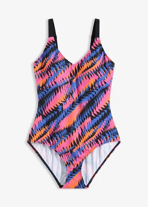 Jednod&iacute;ln&eacute; plavky s v&yacute;střihem do V, bonprix