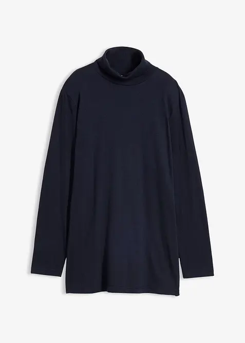 Tričko s rol&aacute;kem, z čist&eacute; organick&eacute; bavlny, bonprix