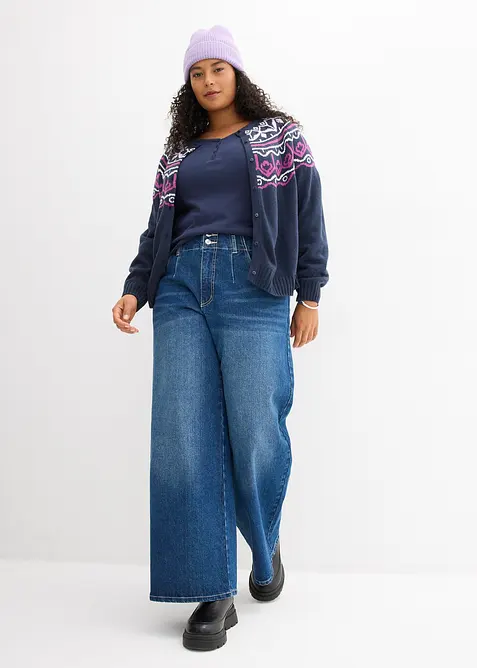 Tričko s dlouh&yacute;m ruk&aacute;vem, z čist&eacute; organick&eacute; bavlny, bonprix