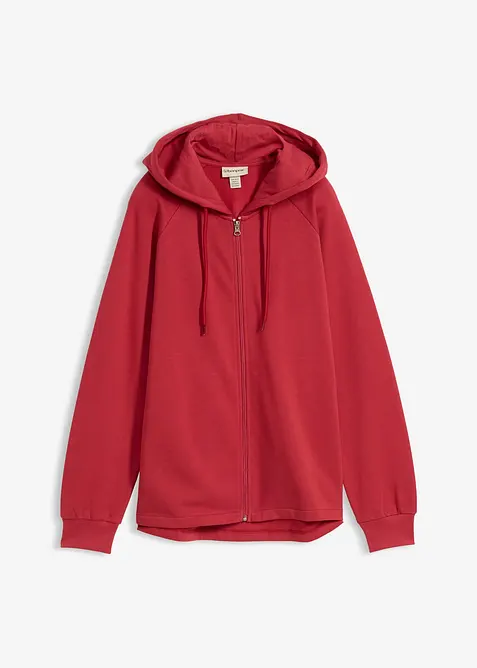 Mikina na zap&iacute;n&aacute;n&iacute;, z čist&eacute; organick&eacute; bavlny, bonprix