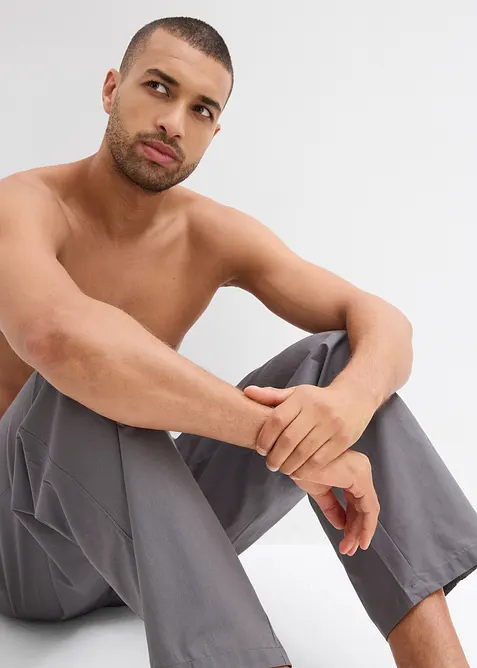 Dlouh&eacute; pyžamov&eacute; kalhoty z měkk&eacute; bavlny (2 ks v balen&iacute;), bonprix