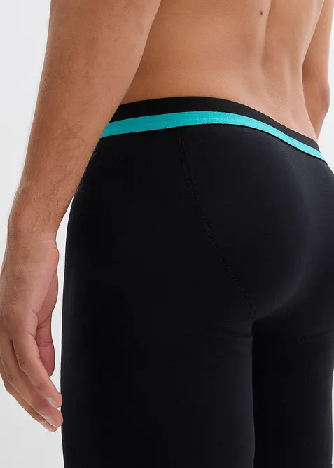 Dlouh&eacute;, přil&eacute;hav&eacute; boxerky s měkkou bavlnou (2 ks v balen&iacute;), bonprix