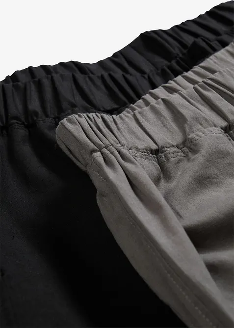 Dlouh&eacute; pyžamov&eacute; kalhoty z měkk&eacute; bavlny (2 ks v balen&iacute;), bonprix