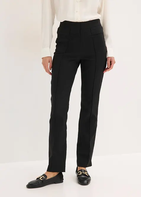 Kalhoty bez zap&iacute;n&aacute;n&iacute;, z bengal&iacute;nu, bonprix